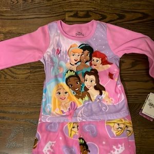 NWT Disney princess pajama 3T